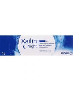 Xailin Night Lubric Eye Ointment Preservative Free 5g