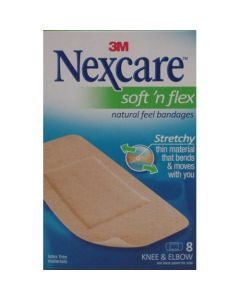 Nexcare Soft N Flex 8`s Knee&elbow