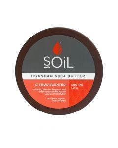 Soil Aromatherapy Shea Butter 100ml Citrus Scented