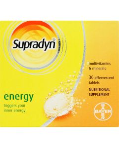 Supradyn Recharge Effervescent Tabs 30's Orange