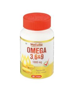 Wellvita Omega 3,6 & 9 60 Softgels