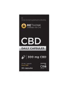 Rethink Cbd Daily Caps 300mg 30's