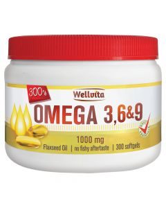 Wellvita Omega 369 1000mg Softgels 300's