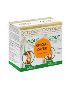 Osteoeze Gout 60+60 Capsules Banded Pack