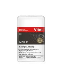 Vital Maxi B With Vitamin C 60 Capsules