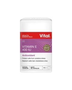 Vital Vitamin E 400 Iu 30 Capsules