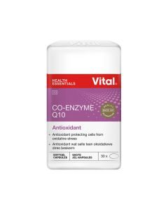 Vital Co-enzyme Q10 Caps 30's