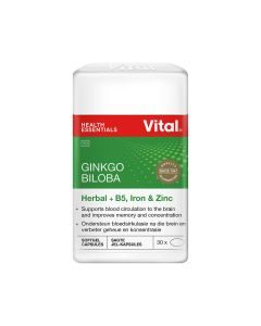 Vital Ginkgo Biloba 30 Capsules