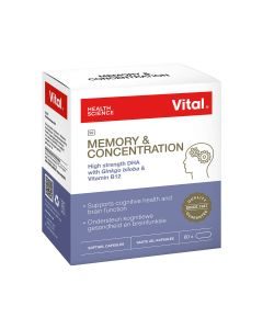 Vital Memory & Concentration Caps 60's