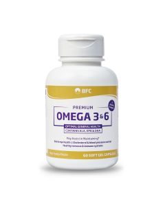 Premium Omega 3 & 6 60 Softgels