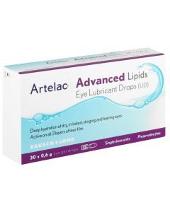 Artelac Advanced Lipids Eye Drops 30 X 0.5ml