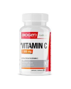 Biogen Vitamin C 1000mg Caps 30's