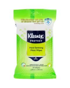 Kleenex Protect Hand Sanitising Wipe 10`s