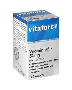 Vitaforce B6 50mg 100 Tabs