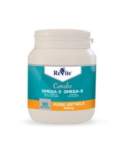 Revite Organo Omega 3 & 6 Softgel Combo 90 Tablets