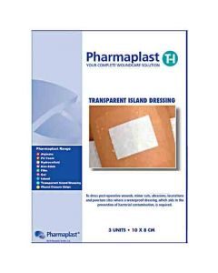 Pharmaplast Transparent 10x8cm 3`s