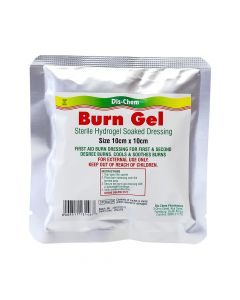 Medic Burn Gel Dressing 10x10cm Dis-Chem