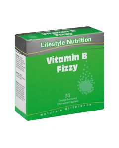 Lifestyle Nutrition Vitamin B Fizzy 30 Effervescent Tabs