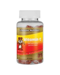 Lifestyle Nutrition Gummy Bears Vitamin C 60's