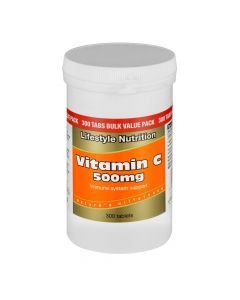 Lifestyle Nutrition Vitamin C 500mg 300 Tabs