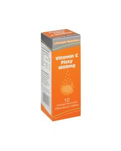 Lifestyle Nutrition Vitamin C Fizzy 10's Effervescent Tabs