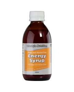 Lifestyle Nutrition Energy Syrup 200ml Sugar-free