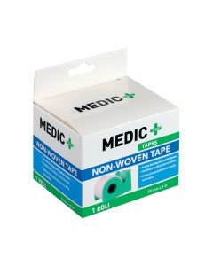 Medic Tape Non-woven With Dispenser 5cm X5m