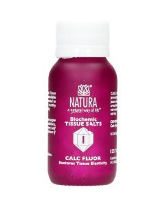 Natura Calc Fluor 1 Tissue Salts 125 Tabs