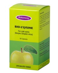 Bioharmony Bio-l'lysine 500mg 60 Capsules