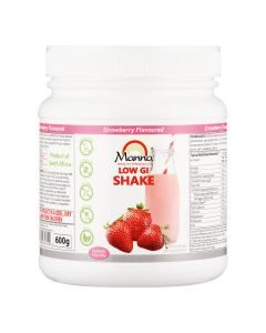 Manna Low Gi Shake Strawberry 600g