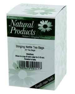 Natural Products Stinging Nettle Tea Bags 25's