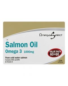 Omega Select Salmon 1000mg 120's Soft Gel