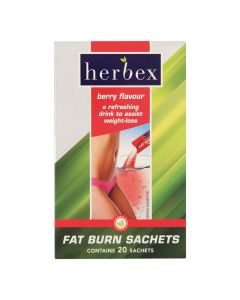 Herbex Fat Burn Sachets - Berry - 20 X 2.5g