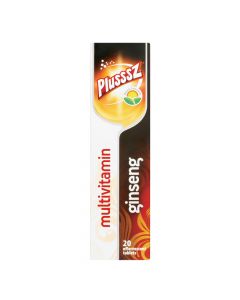 Plusssz Effervescent Tabs Ginseng 20's