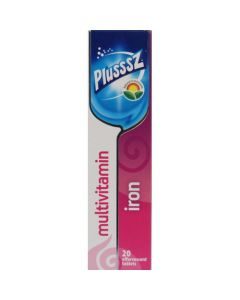 Plusssz Effervescent Tabs Iron 20's