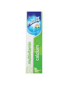 Plusssz Effervescent Tabs Calcium 20's