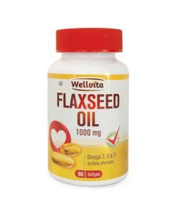 Wellvita Flaxseed Oil 60 Softgels