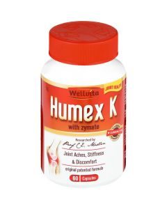 Wellvita Humex K Joint Health Capsules 60's