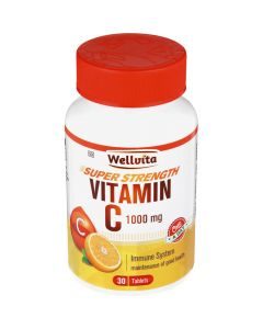 Wellvita Vitamin C 1000mg 30 Tabs