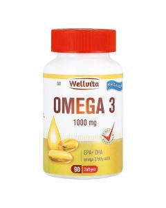 Wellvita Omega 3 1000mg 90 Softgel Caps