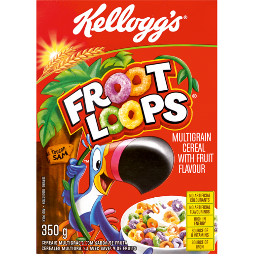 Kellogg's Froot Loops Multigrain Cereal 350g