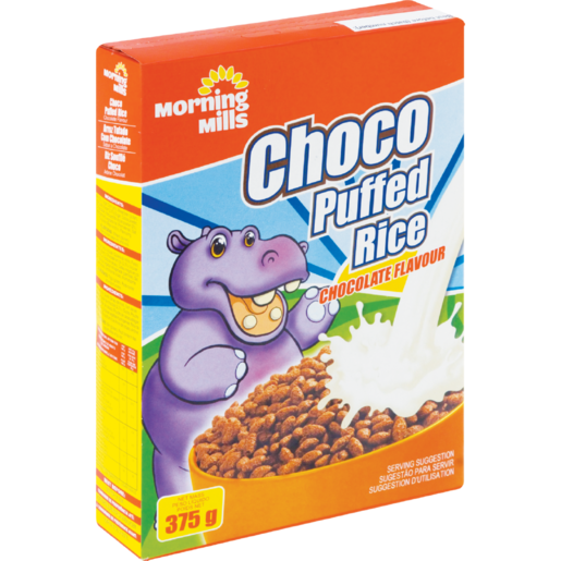 Morning Mills Chocolate Puffed Rice Cereal 375g