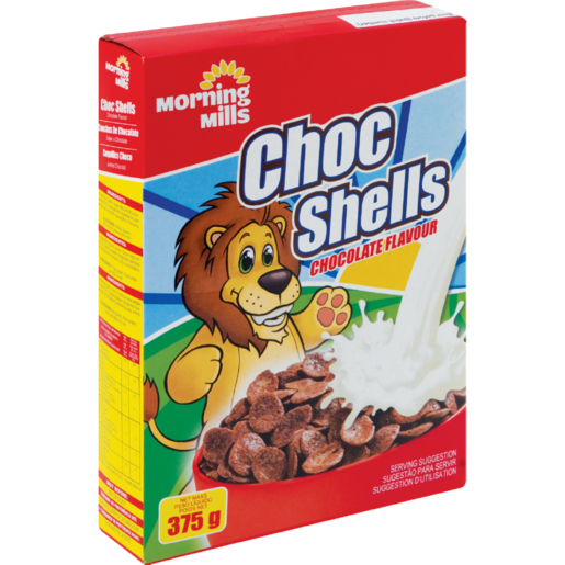 Morning Mills Chocolate Shells Cereal 375g