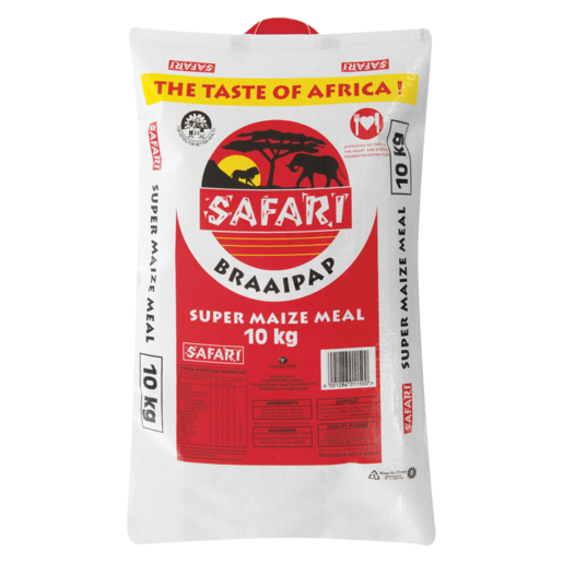 Safari Braaipap Super Maize Meal 10kg