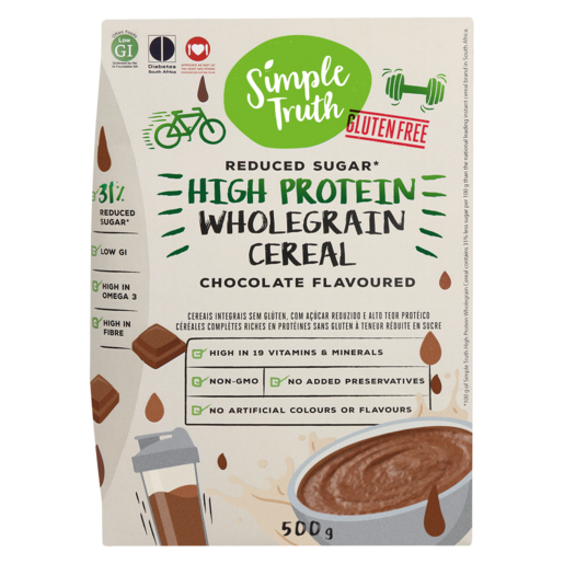 Simple Truth High Protein Wholegrain Chocolate Flavoured Cereal 500g