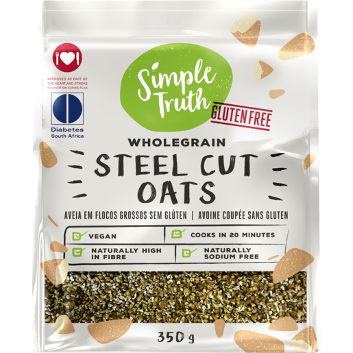 Simple Truth Wholegrain Steel Cut Oats 350g