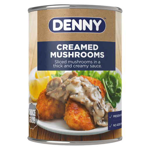 Denny Creamed Mushrooms Can 300g