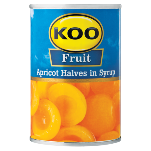 Koo Apricot Halves In Syrup Can 410g