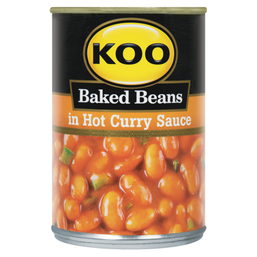 Koo Baked Beans In Hot Curry Sauce Can 410g