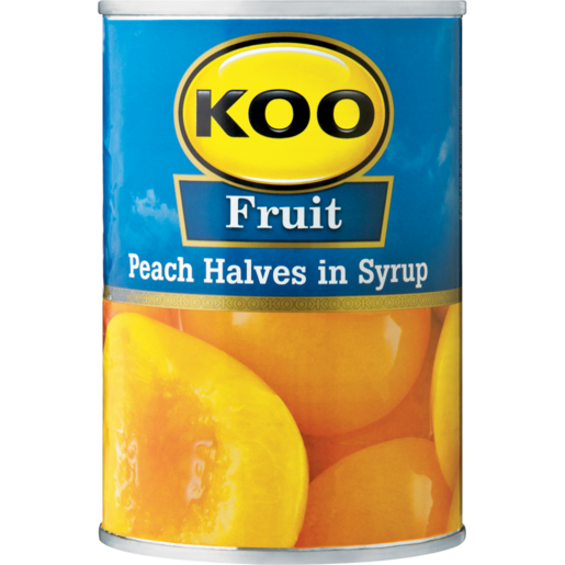 Koo Peach Halves In Syrup 410g